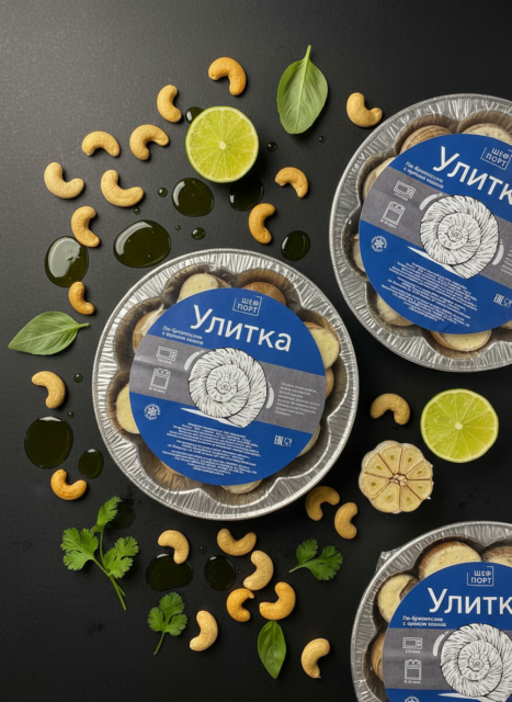 Улитки 170 гр По-бразильски с кешью