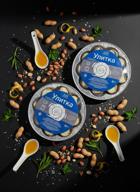 Улитки 170 гр с жареным арахисом по-сомьерски