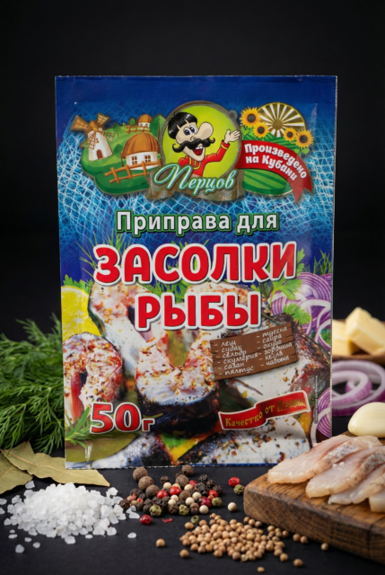 Приправа. Для засолки рыбы 50 гр